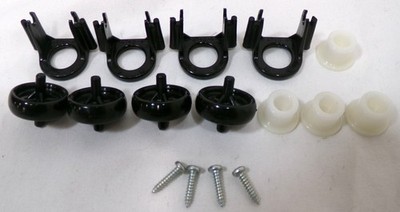 1984 GI Joe Arah Killer Whale 4 Wheel Assembly Unbroken Vintage Part Lot
