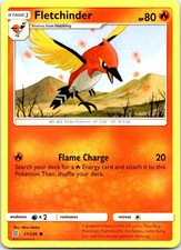 Fletchinder 31/236 Common Unified Minds Pokemon Near Mint