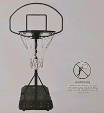 Outdoor Basketball Hoop System Pool Water Sport Game Play Outdoor Adjustable