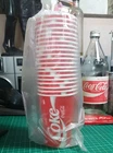 Vintage Coca Cola Waxed Cups X 20 Small Milkbar