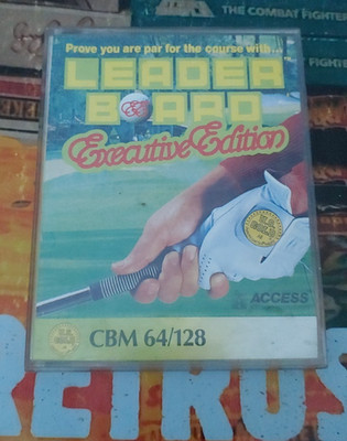 Leaderboard  Executive Edition (US Gold, 1987) 64 Commodore (Tape, Box) works