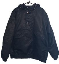 Dallas Cowboy 1/4 Zip Starter Pullover Puffer Black All Weather Jacket Hoodie XL