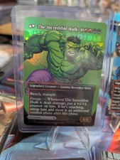 MTG Marvel Superheroes Bruce Banner/The Incredible Hulk Borderless Foil 0359 NM