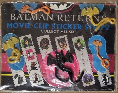 RARE Batman Returns Gumball Store Display Catwoman Penguin 1992 MOC  