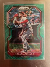 2021 Panini Prizm Green  Wave Prizm #76 Nolan Arenado Cardinals