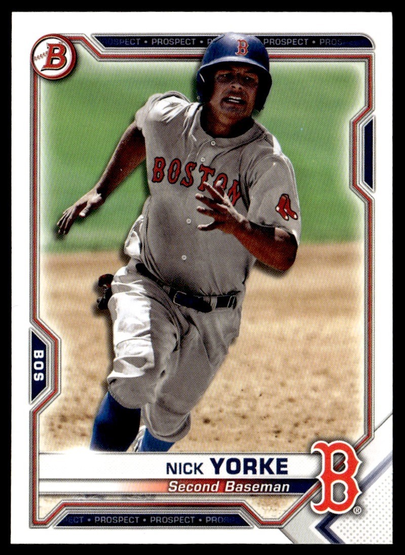 2021 Bowman Prospects Nick Yorke Boston Red Sox #BP-114