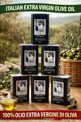 Italian Extra Virgin Olive Oil 100% Italian Calabria Premium Quality Cold Presse