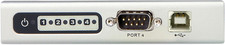 4-Port USB to RS-232 Converter with 1.8 Meter Cable
