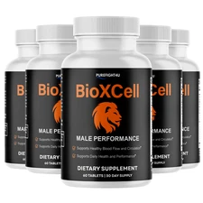 BioXCell Tablets Support Male Performance Supplement - 5 Bottles 