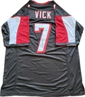 Autographed/Signed Michael Vick Atlanta Falcons Custom Football Jersey JSA COA
