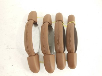 2006 06 Bentley Continental Flying Spur Roof Grab Handle Set of 4 Brown