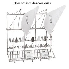 World Cuisine 4711303 Stainless Steel Pastry Bag and Tip Dryer