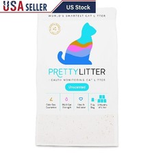 Health Monitoring Cat Litter Unscented Crystals 8lb Odor Control Dust Free New