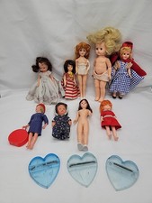 Vintage Doll Lot Of 9 Various Sizes 50's, 60's