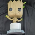 Jumbo Funko Marvel Groot Figure  Brown Green Gray White Collectible Display