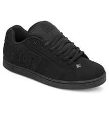 DC mens Net Skate Shoe, Black/Black/Black, 12 US
