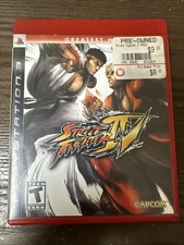 Street Fighter IV For PlayStation 3 PS3 Fighting Very Good 0E