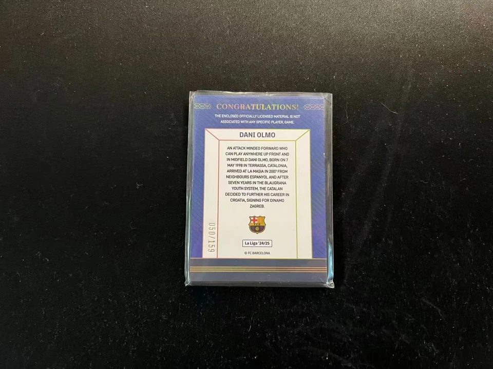 2024-25 FC Barcelona La Liga China Patch Memorabilia #Dani Olmo 050/159 - Image 2 of 2