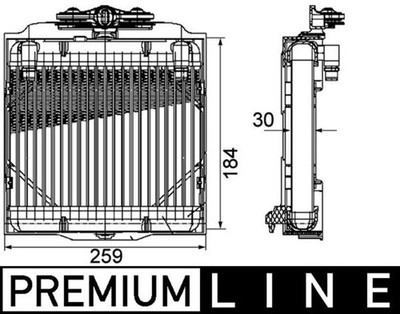 MAHLE Ölkühler Automatikgetriebe PREMIUM LINE CLC 102 000P für BMW F11 F10 7er