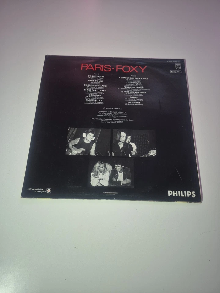 🎧 Vinyl LP " Paris-Foxy - A Chacun Son Rock N' Roll " - Photo 2/3