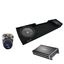 88-98 Chevy CK Silverado Ext Truck Kicker CompR CWR12 Dual 12" Sub Box CX1200.1