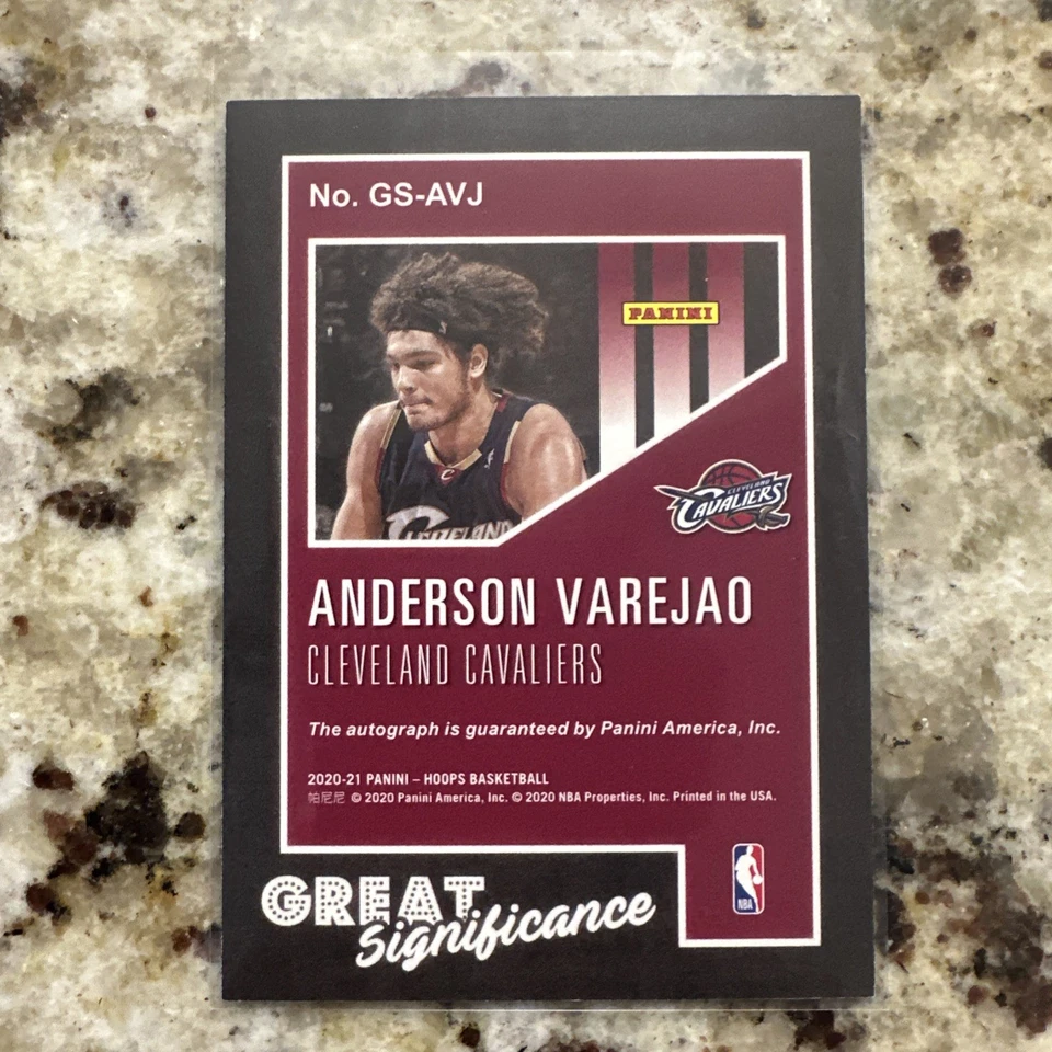 2020-21 Panini NBA Hoops - Great Significance Anderson Varejao #GS-AVJ (AU) - Image 2 of 2