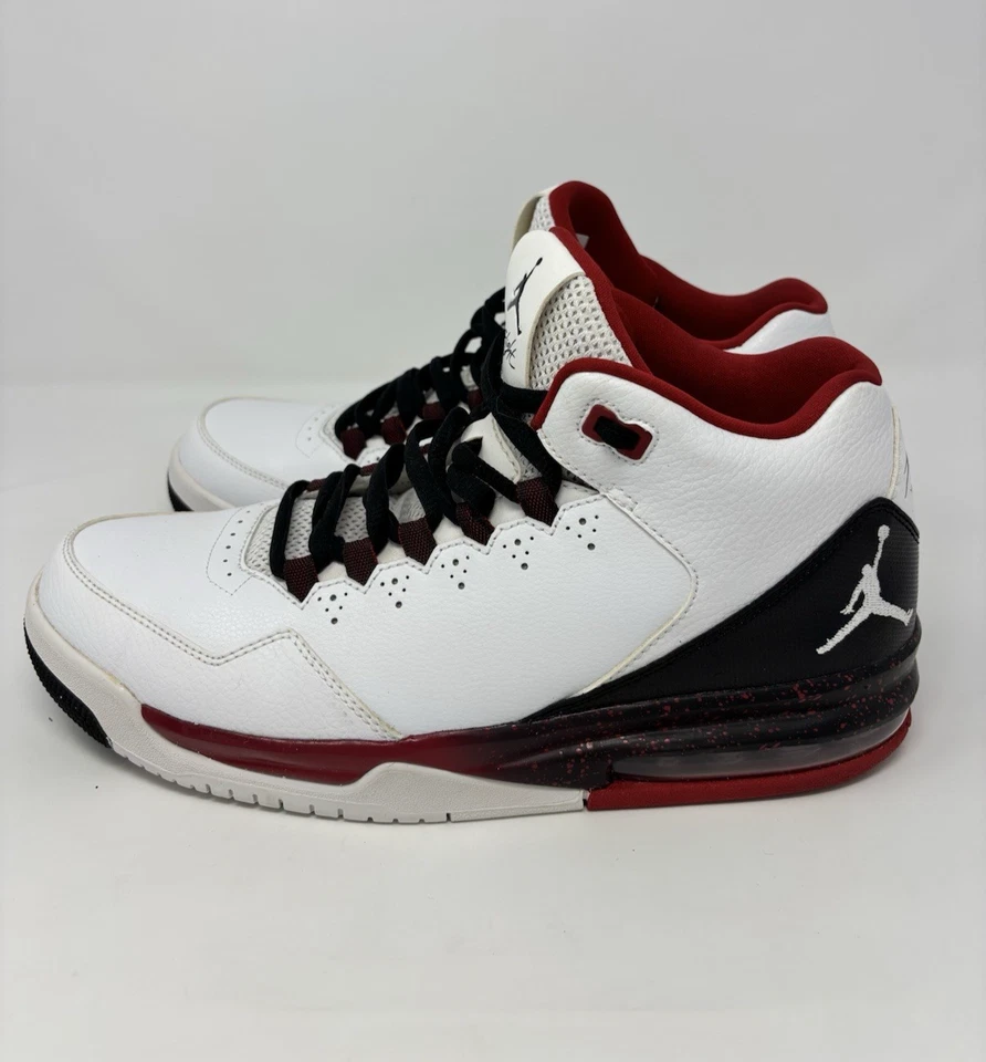 Nike Air Jordan Flight Origin 2 Men's Size 10 WHITE, RED & BLACK 705155-101 - Image 3 of 4