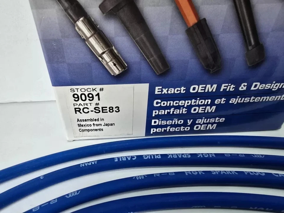 Suzuki Sidekick 8V 1.6 91-95 - Geo Tracker 1.6 1989-1995 NGK Spark Plugs & Wires - Image 3 of 4