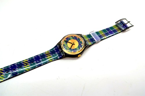 Swatch Watch TAILLEUR GM109 New 1992 with Case and Papers by Gabriella Giandelli - Picture 3 of 9