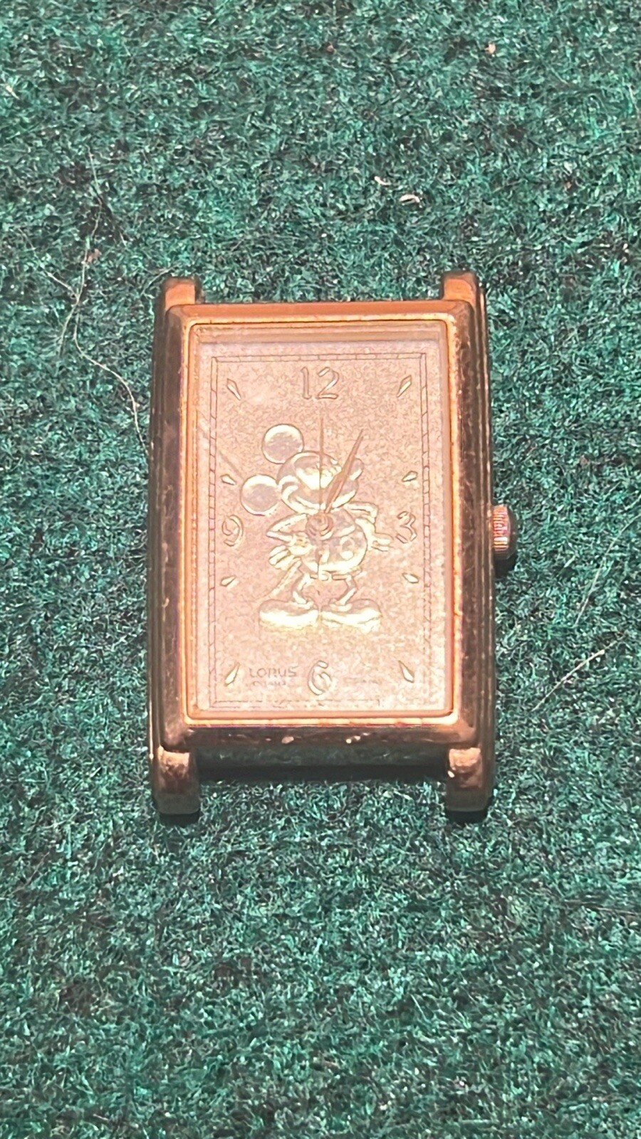 Rare Rectangle Lorus Micky Mouse Watch By Seiko - image 3