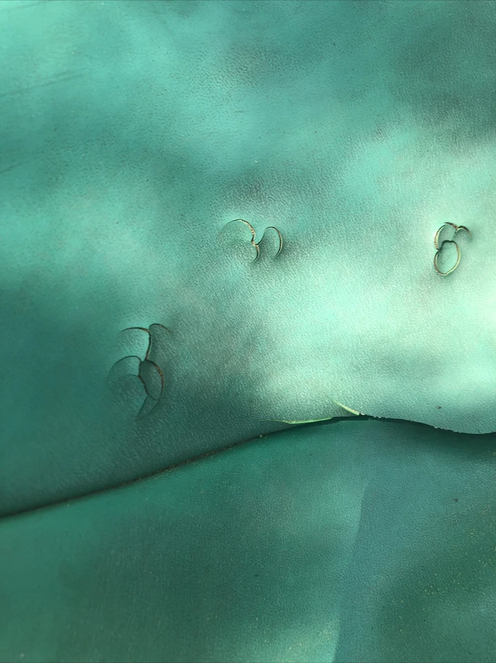 Mid Century Modern Bertoia Diamond chair cover by Knoll Aqua Vinyl FREE Ship - Image 3 of 4