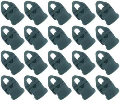 20 Holdon Banner Planen Spanner SCHWARZ MINI Clip Klammer Befestigung Öse Klemme