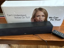 Zvox Accuvoice Av157 Tv Black Speaker With Hearing Aid Technology Complete