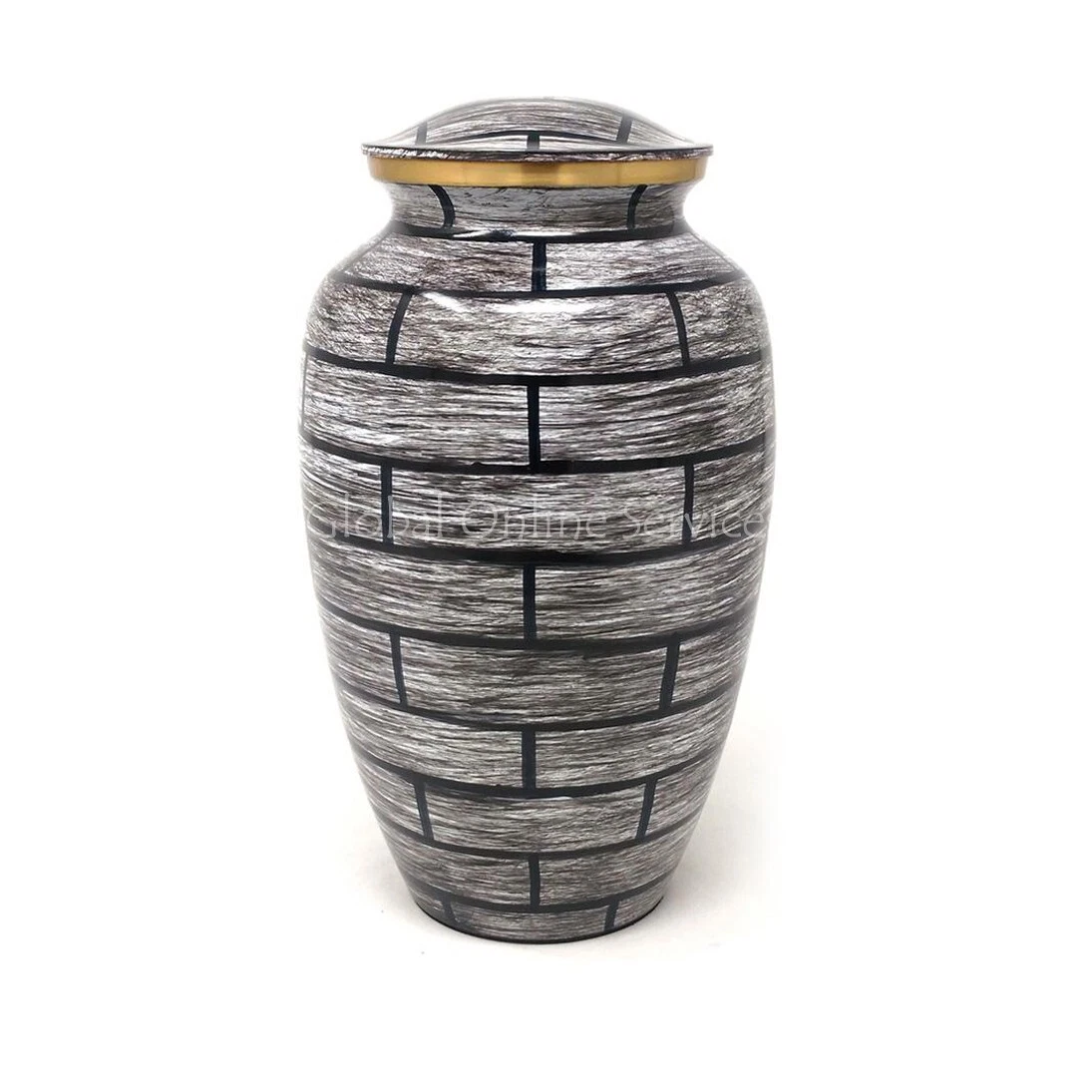 Large Vintage Adult Cremation Brass Urn for Human Ashes
Opens in a new window or tab
