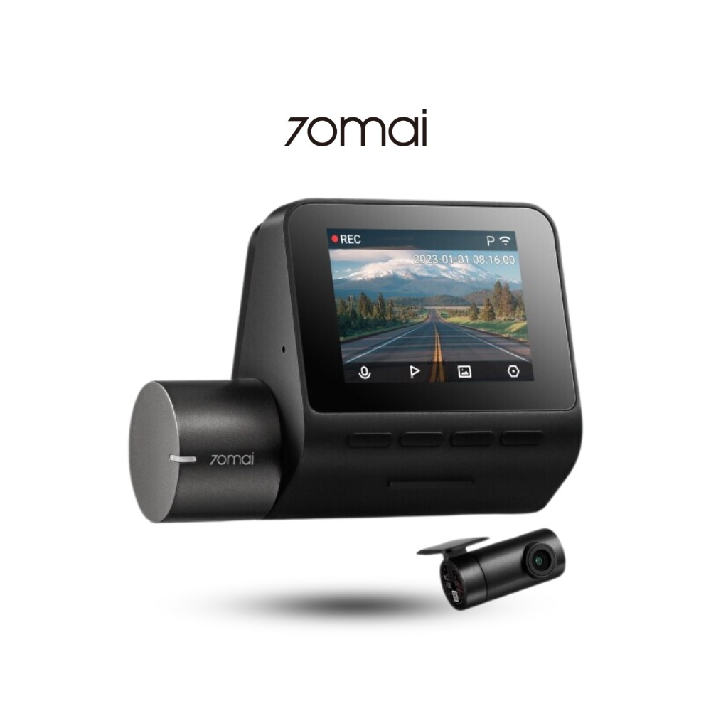 Global 70mai Dash Cam A200 Dual-channel Record 1080P HDR 2'' 24H
