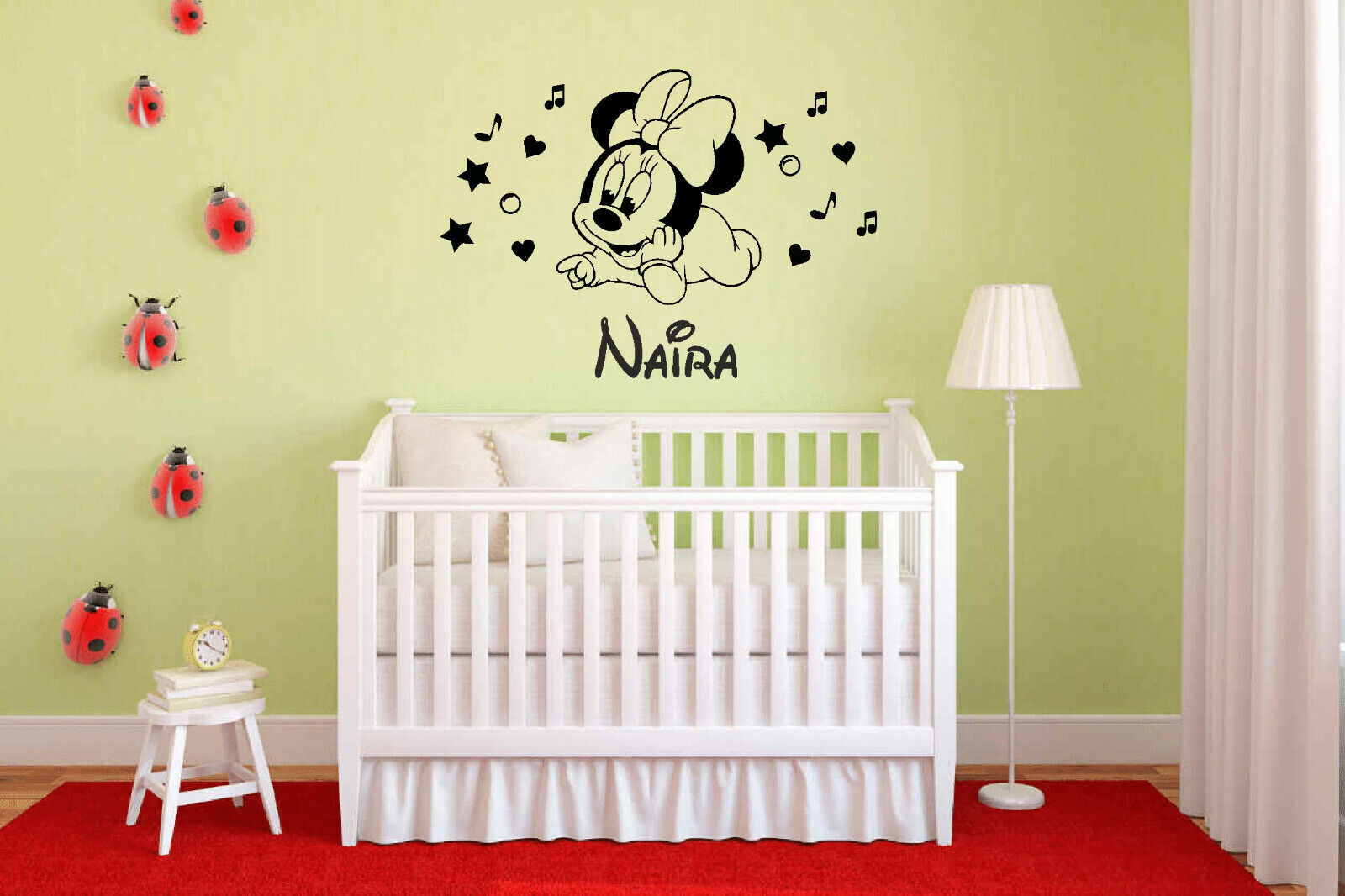 Decoración vinilo infantil paredes stickers kids baby decals bebé Mickey Mouse