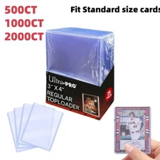 Ultra PRO 3" x 4" Regular Toploader For 35pt Standard Cards - 500/1000/2000ct