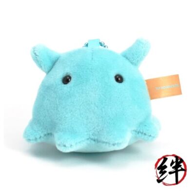 Punyumen Octopus Plush Toy Mascot with Keychain 6cm Small Cute Marine blue