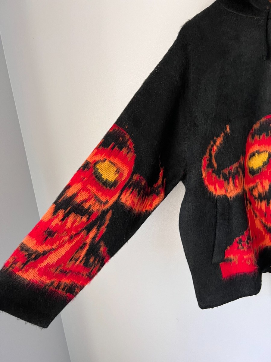 Supreme x Toy Machine Hooded Zip Up Sweater - Size Large Supreme x Toy Machine Hooded Zip Up Sweater - Size Large
