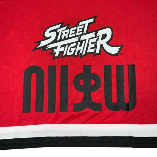 Street Fighter T-Shirt Men's Medium Red Gaming League Jersey Arcade Capcom - Picture 15 of 20