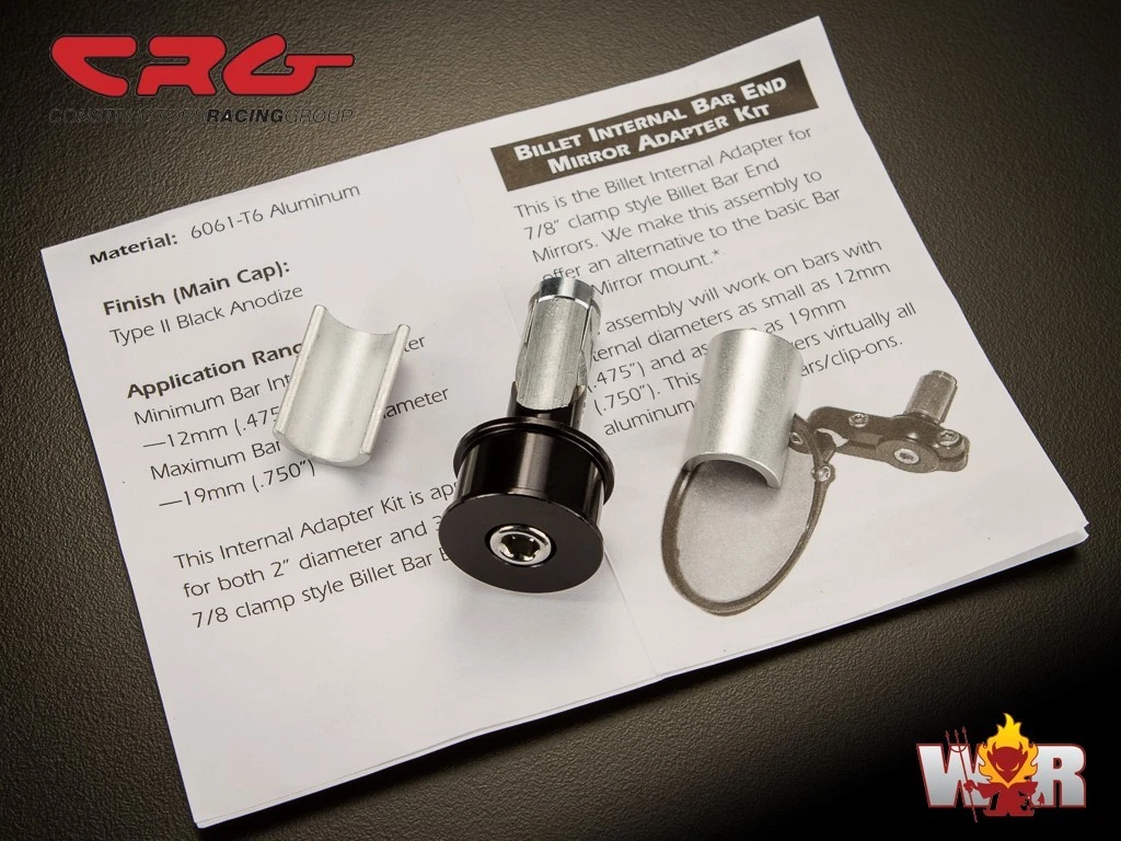 Crg bar end mirror on sale adapters