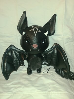 Killstar Kreepture Bat Fetish Vampir Leather Plush NWT w/ Bag