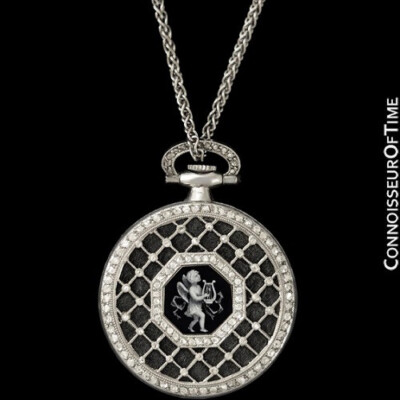 1914 OMEGA Außergewöhnliche Vintage Damen Platin- Diamant-Uhr