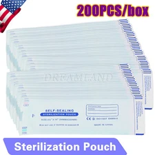 up to 7000 Sterilization Pouches 3.5 " x 10 " Dental Medical Self Seal Pouch Bag