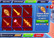 Roblox Blade Ball Gobble Blade fast  cheap