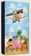 Disney Fine Art Treasures On Canvas Collection The Original Toys-Toy Story