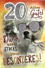 Kurt Eulzer 20 Jahre Geburtstag Karte Gruß K...