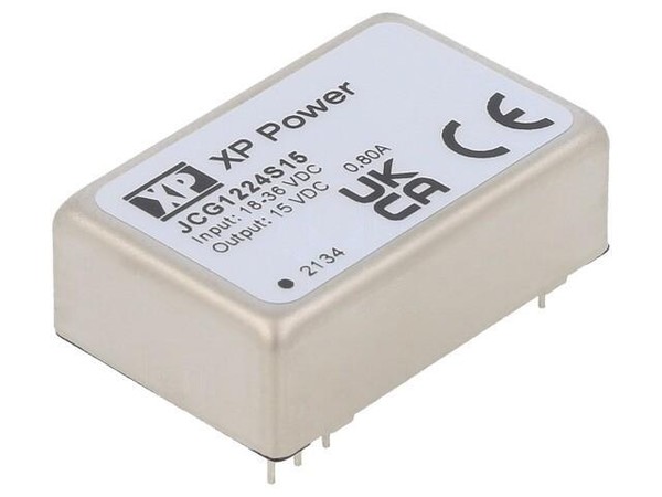 JCG1224S15 Wandler: Dc/Dc 12W Ueing: 18-36V 15VDC Iausg: 800Ma 18G 330Khz Xp Pow-image