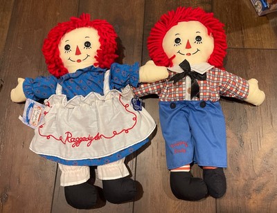 Classic Raggedy Ann & Andy Dolls Applause  2006 Hasbro Edition