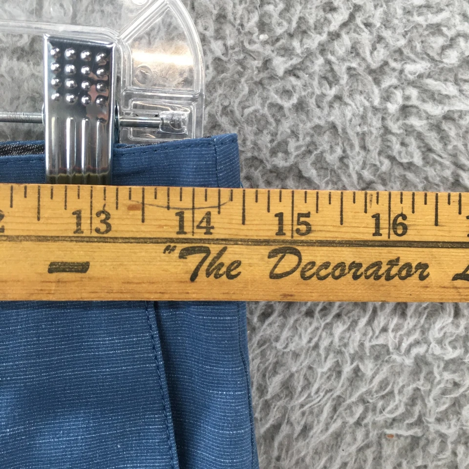 Volcom Board Shorts Mens 28 (Actual 29x9) Blue Two Tone Zip Fly Mid Rise Beach - Image 4 of 4